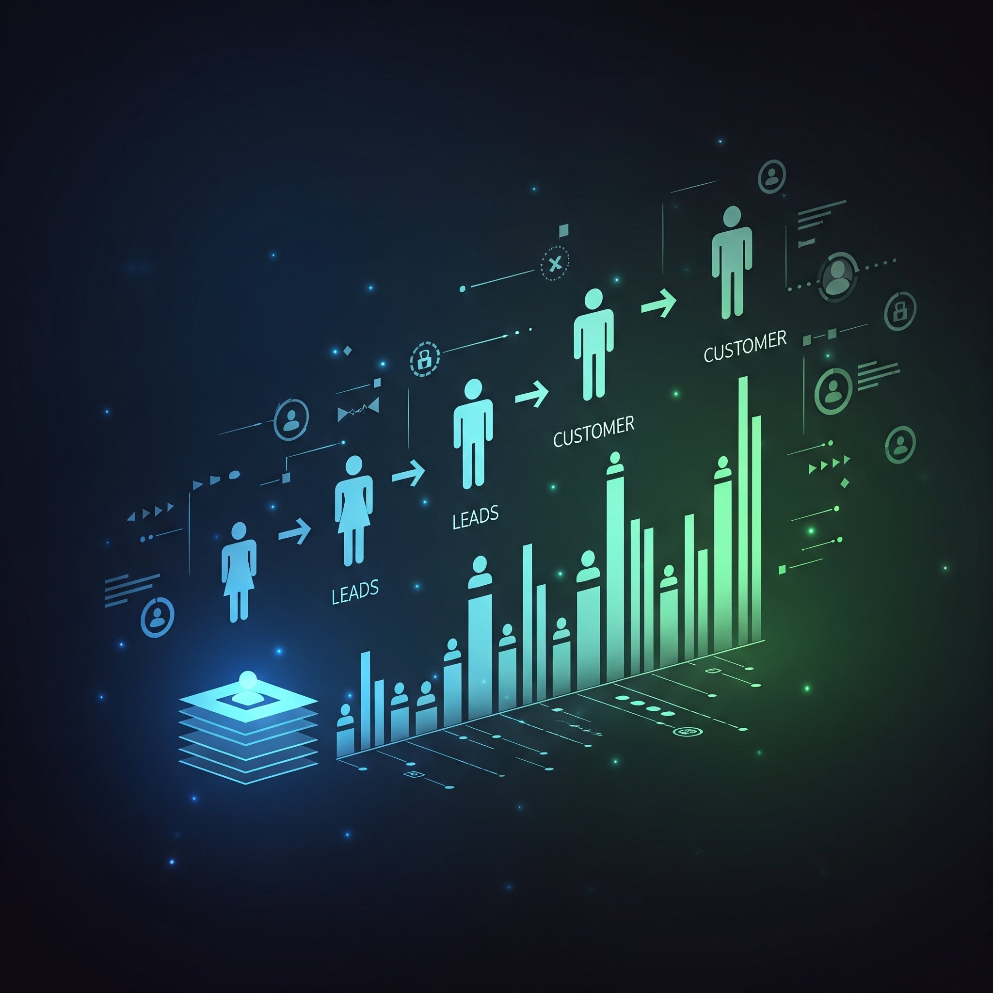 Leads Customers Growth Automated